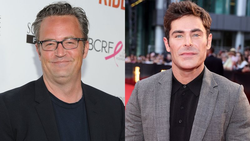 Matthew Perry queria fazer cinebiografia de sua vida com Zac Efron, diz amiga