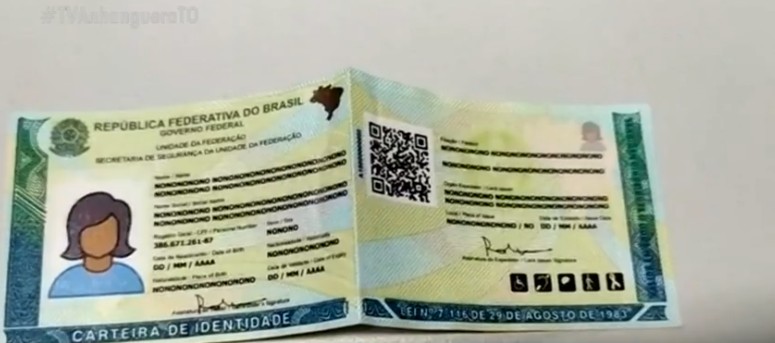 Tocantins deve começar a emitir novo modelo de RG a partir de dezembro
