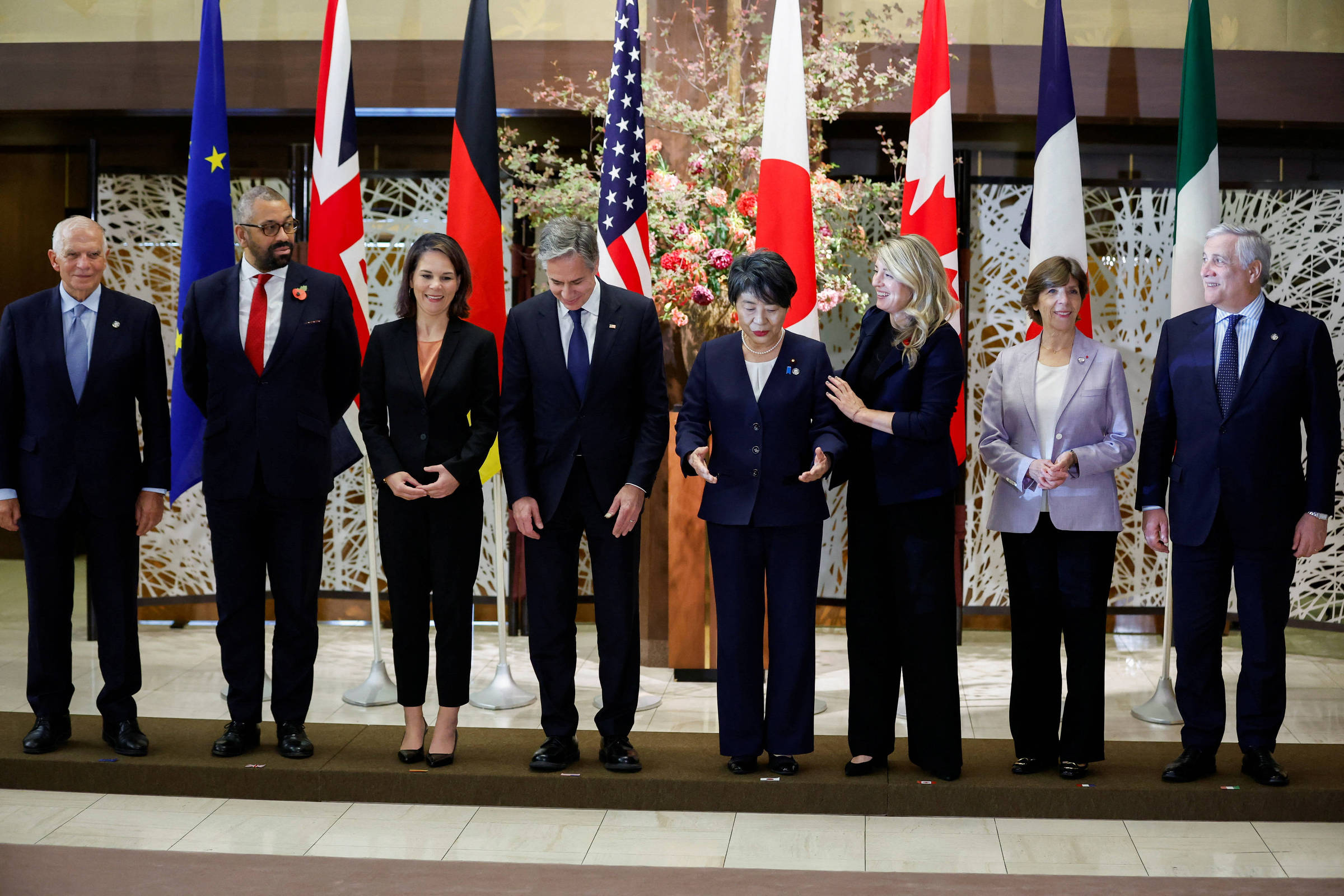 G7 pede pausa humanitária na Faixa de Gaza, mas sem citar cessar-fogo