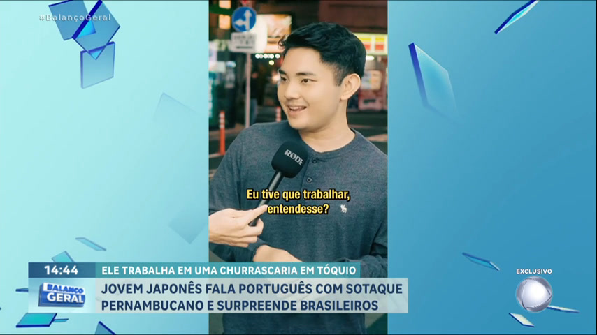 Japonês aprende português com sotaque nordestino