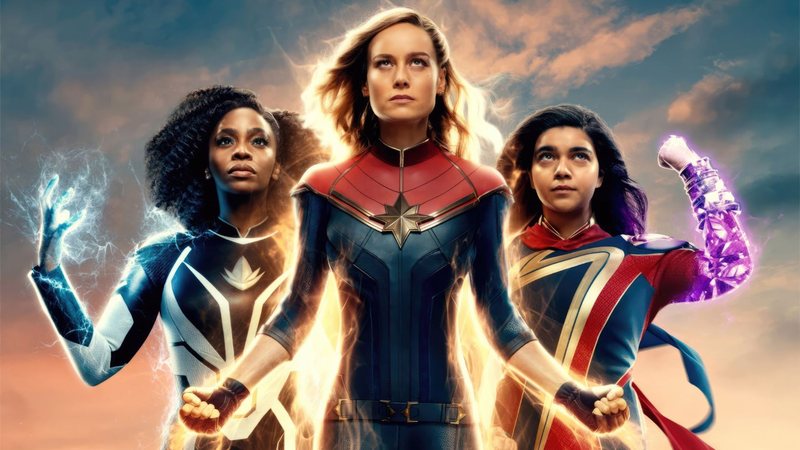 Marvel dá um passo atrás e entrega farofa divertida em As Marvels [REVIEW]