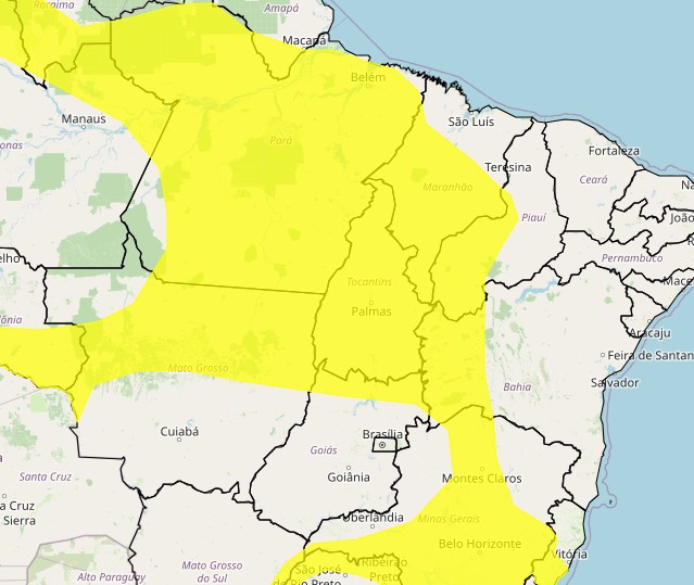 Após onda de calor, Tocantins tem previsão de semana chuvosa e tempestades