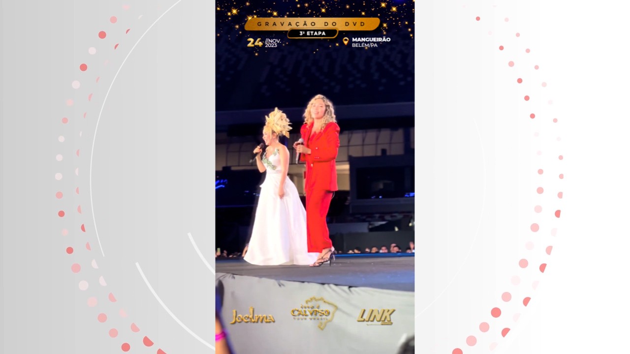 Pastora Mylla Karvalho, ex-companhia do Calypso, canta música gospel em DVD de Joelma