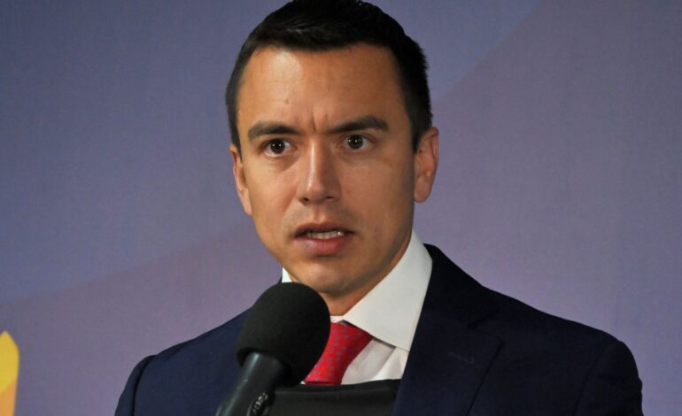 daniel-noboa-diz-que-violencia-no-equador-afeta-todos-os-paises:-‘queremos-parar-a-guerra’