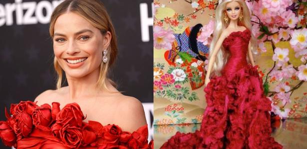 critics-choice-awards:-margot-robbie-usa-look-inspirado-em-barbie-de-1996