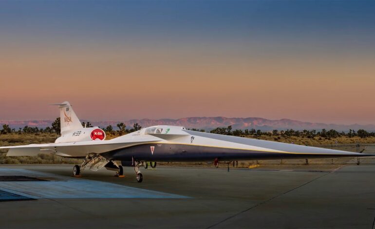 nasa-apresenta-aviao-supersonico-x-59;-veja-fotos