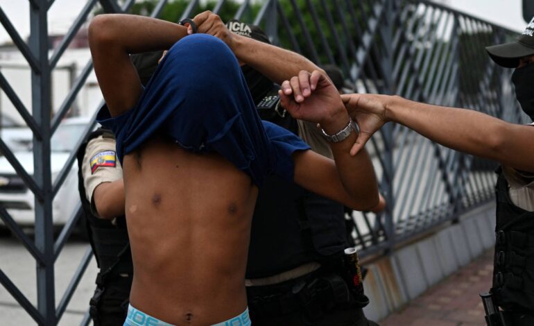 equador-prende-mais-de-2-mil-pessoas-em-10-dias-apos-onda-de-violencia