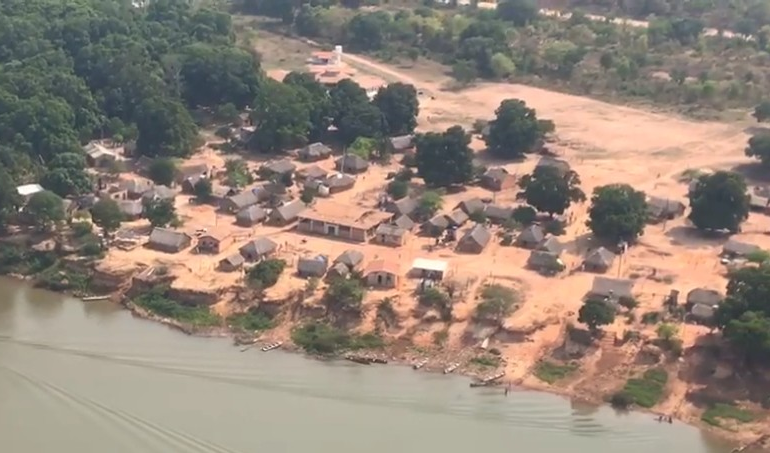 indigena-de-11-anos-desaparece-na-ilha-do-bananal-e-bombeiros-usam-drones-nas-buscas