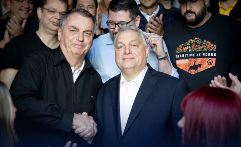 Bolsonaro já esteve três vezes com primeiro-ministro da Hungria