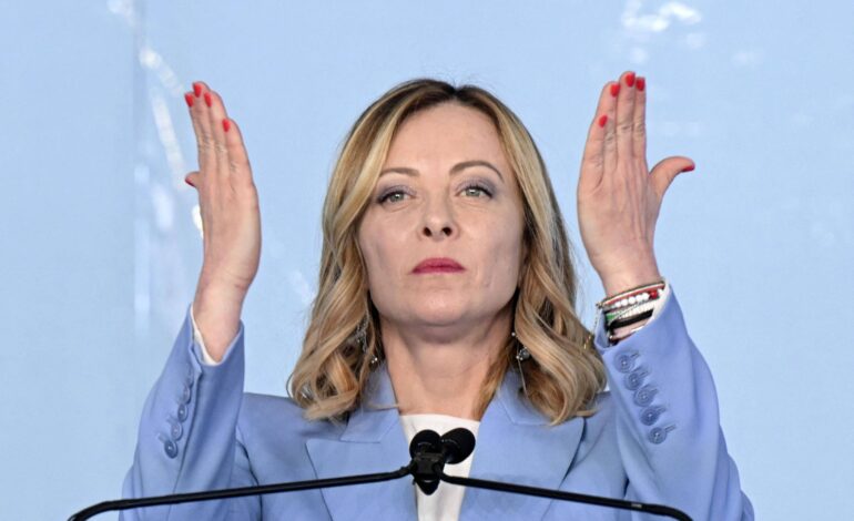 meloni-usa-eleicao-no-parlamento-europeu-como-referendo-de-seu-governo