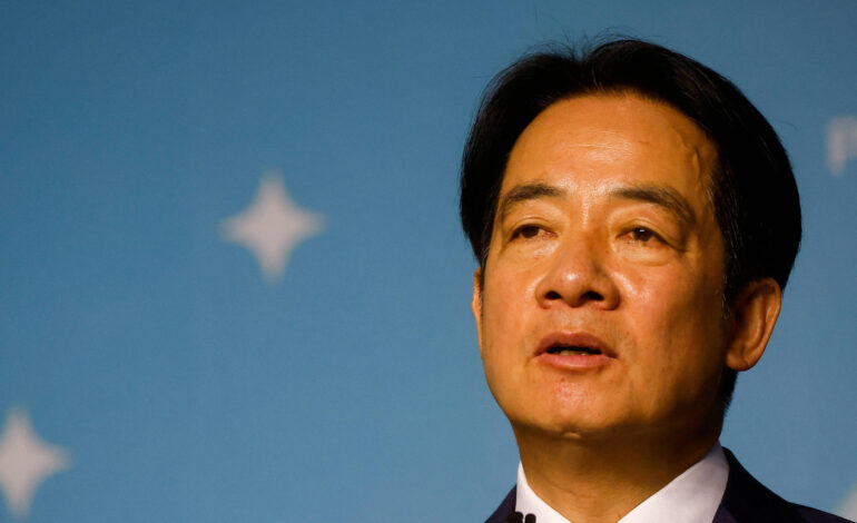 lai-ching-te,-novo-presidente-de-taiwan,-toma-posse-com-ilha-dividida