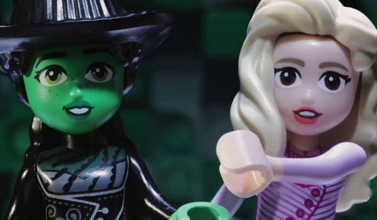 wicked-ganha-trailer-em-versao-lego:-“cada-tijolo-tem-o-direito-de-voar”