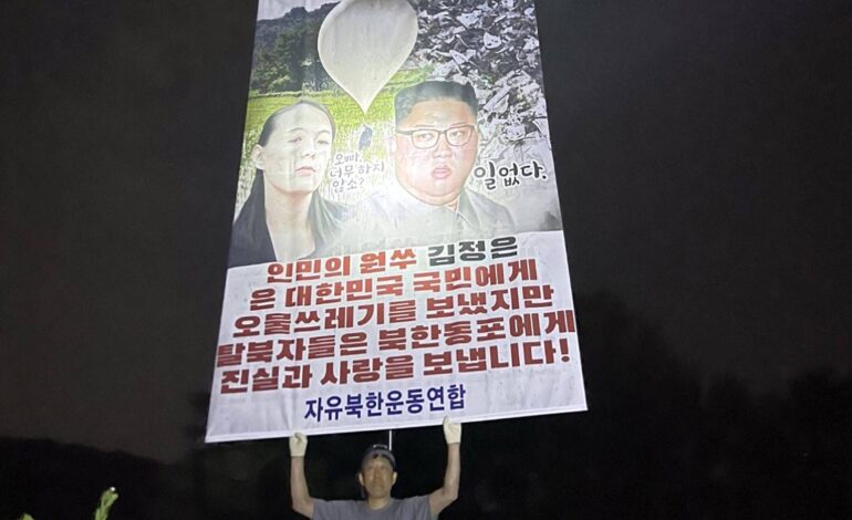 coreia-do-norte-volta-a-enviar-baloes-com-lixo-a-coreia-do-sul