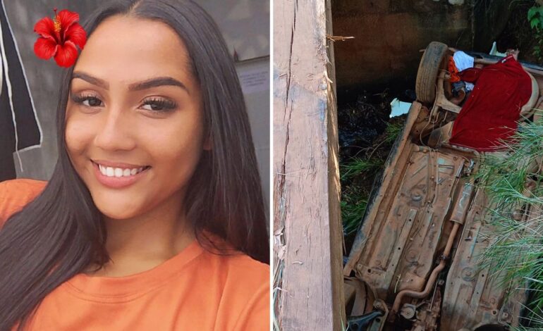 Veja o que se sabe sobre o acidente que matou adolescente após carro cair de ponte