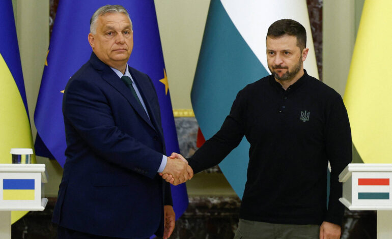 a-frente-da-ue,-orban-pede-cessar-fogo-a-zelenski-em-kiev