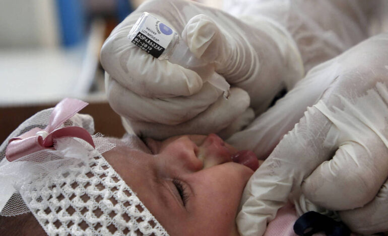 bebe-apresenta-paralisia-no-primeiro-caso-de-poliomielite-tipo-2-em-gaza-em-25-anos,-diz-oms