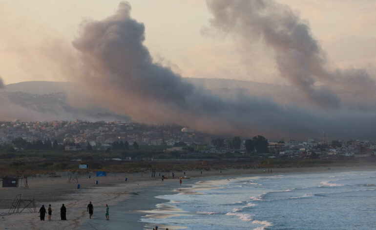 israel-lanca-maior-bombardeio-contra-o-hezbollah,-no-libano