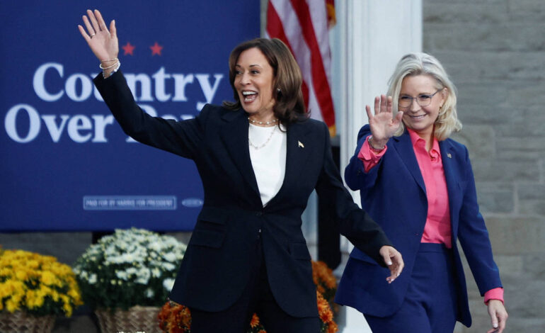 republicana-influente-se-une-a-kamala-harris-para-rejeitar-candidatura-de-trump