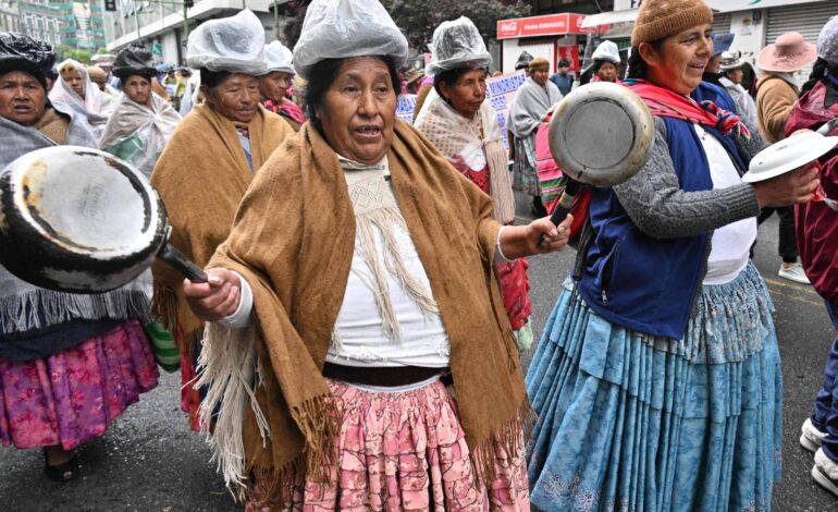 milhares-protestam-na-bolivia-para-exigir-solucoes-a-crise-economica