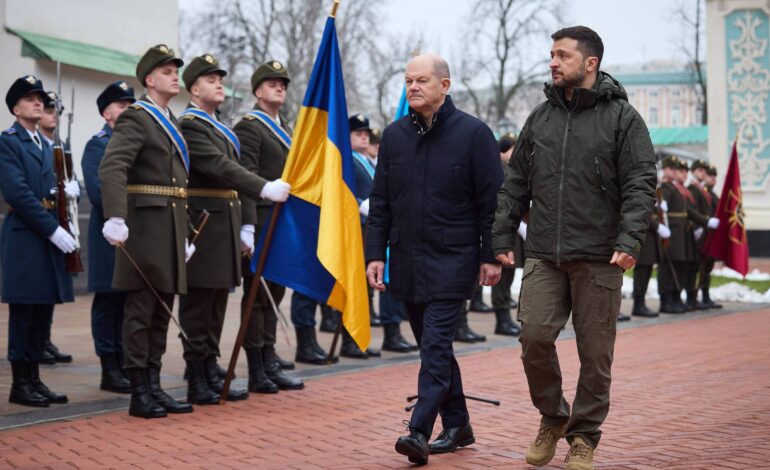 alemanha-anuncia-nova-ajuda-militar-a-ucrania-em-visita-surpresa-a-kiev