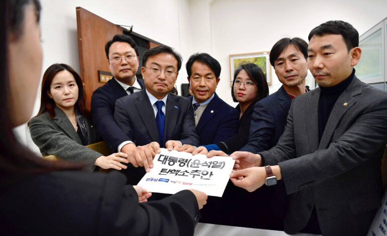oposicao-apresenta-pedido-de-impeachment-do-presidente-da-coreia-do-sul