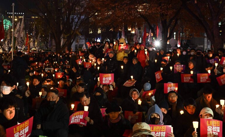 sindicatos-ameacam-greve-na-coreia-do-sul-apos-lei-marcial-e-recuo-do-presidente