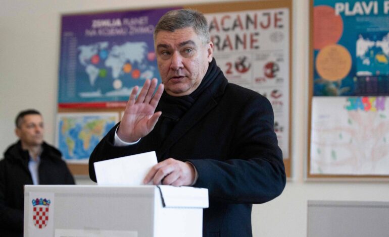 presidente-da-croacia-deve-conquistar-reeleicao,-apontam-resultados-preliminares