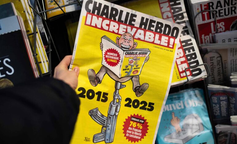 dez-anos-apos-atentado,-jornal-charlie-hebdo-luta-para-sobreviver-na-franca