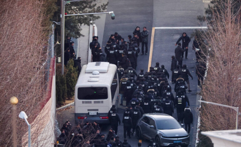 policia-da-coreia-do-sul-faz-nova-tentativa-de-prender-presidente-afastado