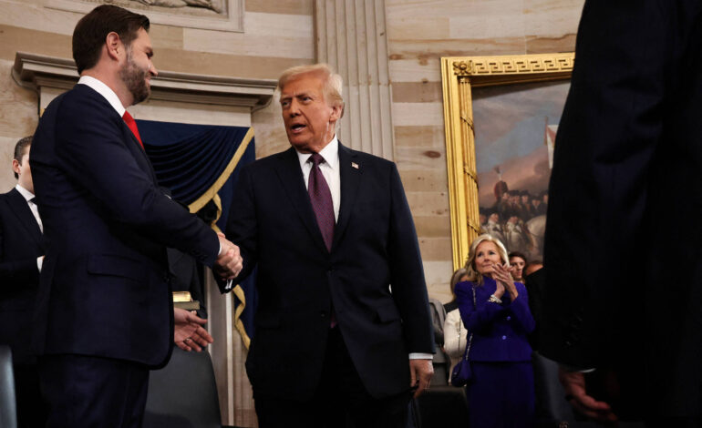 em-posse,-trump-ataca-biden-e-anuncia-emergencia-nacional-na-fronteira