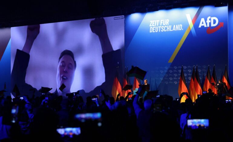 em-telao,-musk-pede-orgulho-e-votos-para-candidata-da-extrema-direita-da-alemanha