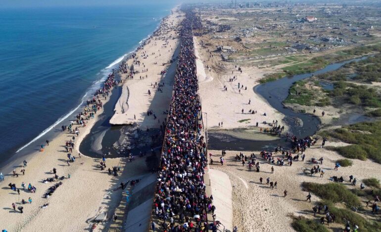 israel-autoriza-retorno-de-palestinos-a-regiao-norte-de-gaza,-reduzida-a-ruinas