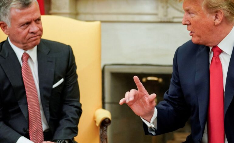 trump-pedira-a-rei-da-jordania-para-transferir-palestinos-de-gaza