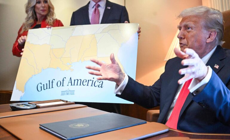 trump-barra-associated-press-no-salao-oval-por-agencia-nao-usar-termo-‘golfo-da-america’