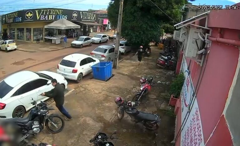 video-mostra-momento-em-que-motociclista-e-morto-a-tiros-durante-discussao-em-taquaralto