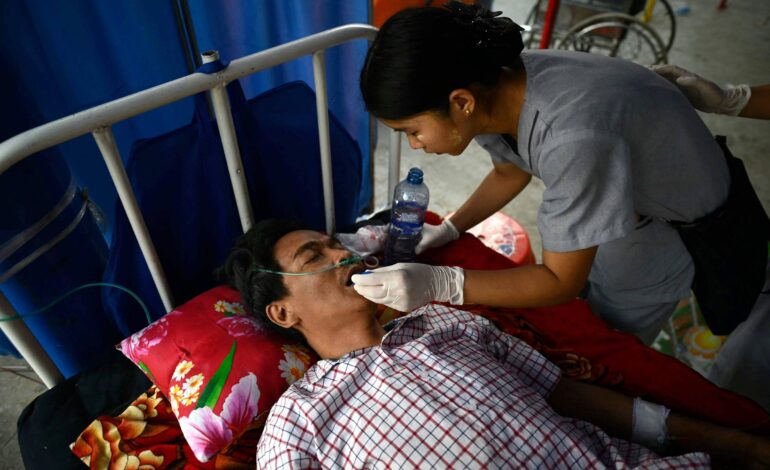 professor-bebeu-urina-por-5-dias-ate-ser-resgatado-de-escombros-do-terremoto-em-mianmar