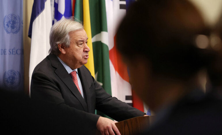 secretario-geral-da-onu-rejeita-plano-de-israel-de-controle-da-ajuda-humanitaria-em-gaza