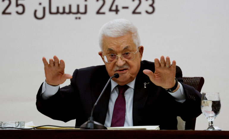 presidente-da-autoridade-palestina-pede-ao-hamas-libertacao-de-refens-em-gaza