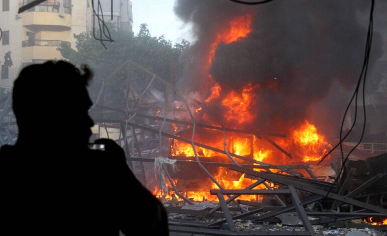 israel-ataca-predio-do-hezbollah-em-beirute-e-poe-pressao-em-cessar-fogo