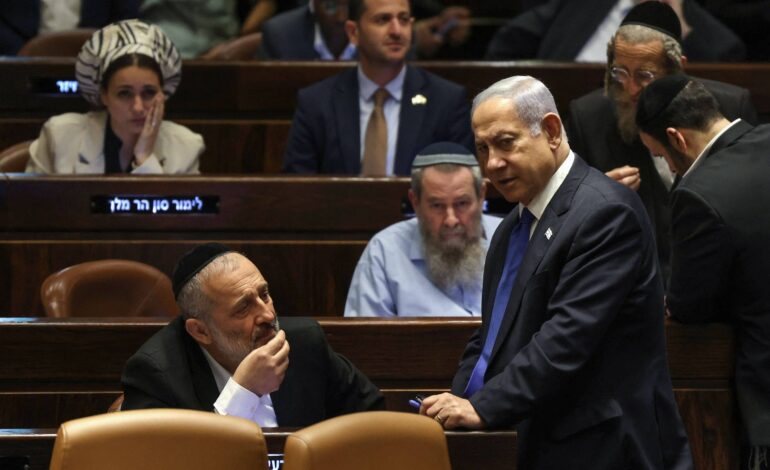 outro-partido-ultraortodoxo-deixa-governo-de-israel,-mas-evita-colapso-de-coalizao