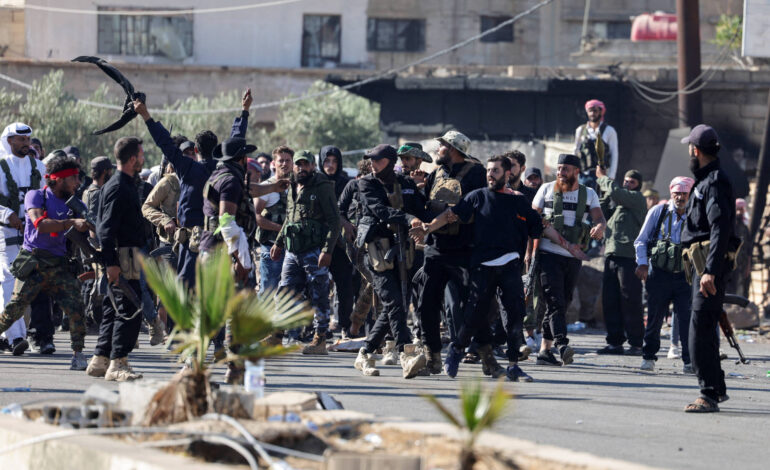 drusos-retomam-controle-de-sweida,-cidade-no-sul-da-siria