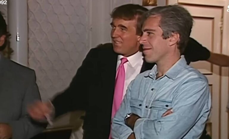 trump-participou-de-livro-de-aniversario-de-epstein,-diz-the-new-york-times