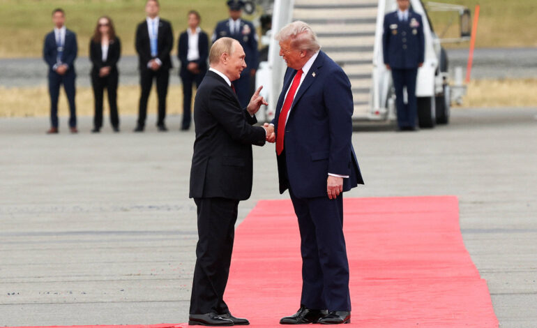 aliados-nos-eua-criticam-trump-apos-tapete-vermelho-a-putin-no-alasca