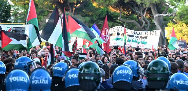 milhares-protestam-contra-acoes-de-israel-em-gaza-durante-festival-de-veneza