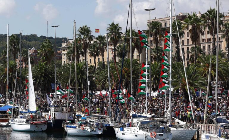 flotilha-rumo-a-gaza-anuncia-volta-para-barcelona-por-mas-condicoes-do-tempo