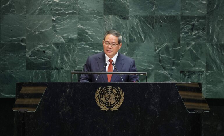 premie-chines-critica-na-onu-‘lei-do-mais-forte’-e-fala-em-novo-periodo-de-turbulencia