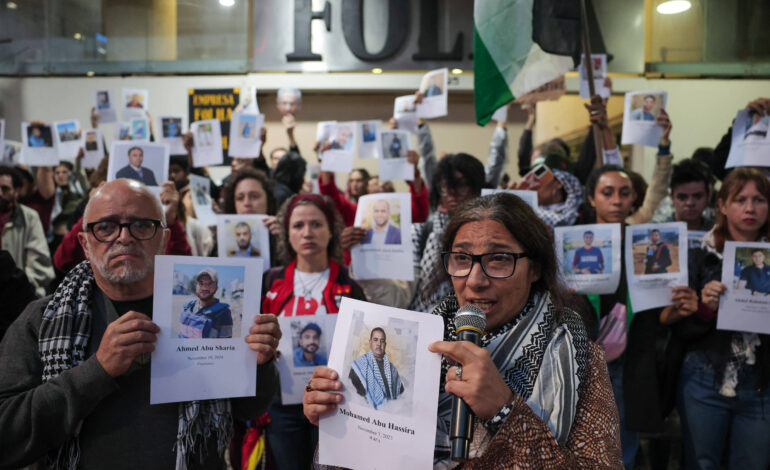 protesto-pro-palestina-critica-cobertura-da-imprensa-sobre-guerra-em-gaza