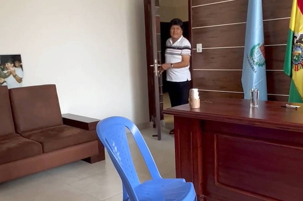 Não há maneira de que me tirem daqui desta vez, diz Evo em seu refúgio na Bolívia; veja vídeo