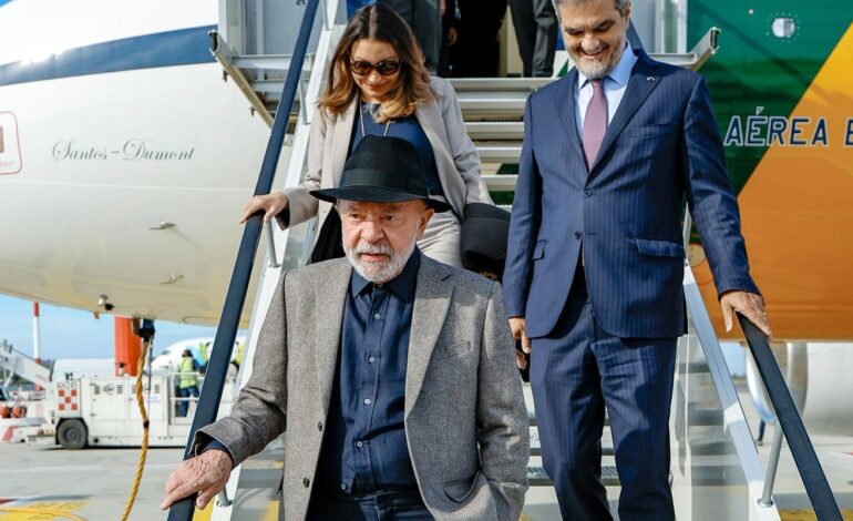 Lula chega a Roma para eventos sobre segurança alimentar