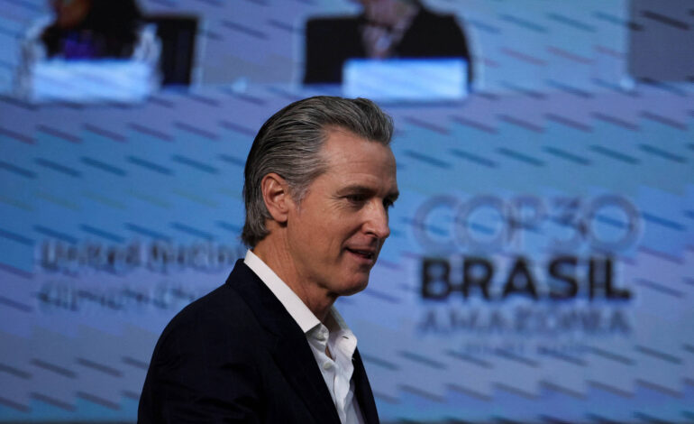 ‘trump-sera-esquecido-em-poucas-decadas’,-diz-governador-da-california-na-cop